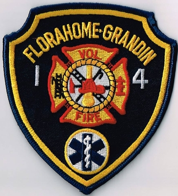 Florahome Grandin Volunteer Fire Department Patch (Florida)
Thanks to Ronnie5411 for this scan.
Keywords: vol. dept. 14
