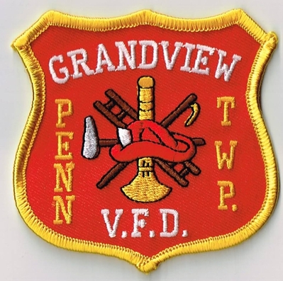 Grandview Volunteer Fire Department Penn Township Patch (Pennsylvania)
Thanks to Ronnie5411 for this scan.
Keywords: vol. dept. v.f.d. vfd