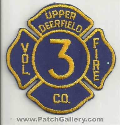 UPPER DEERFIELD FIRE DEPARTMENT #3
Thanks to Ronnie5411
