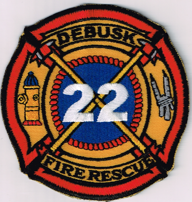 Debusk Fire Department Patch (Tennessee)
Thanks to Ronnie5411 for this scan.
