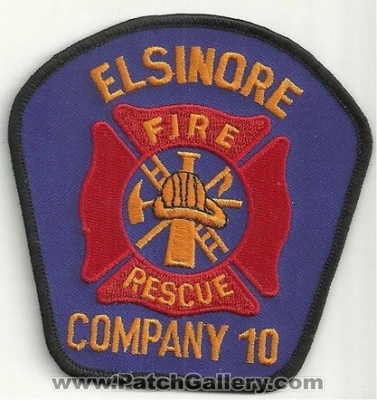 Elsinore Fire Rescue Department Company 10 Patch (California)
Thanks to Ronnie5411 for this scan.
Keywords: dept. co.