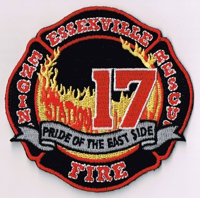 Essexville Fire Department Station 17 Patch (Michigan)
Thanks to Ronnie5411 for this scan.
Keywords: dept. engine rescue pride of the east side