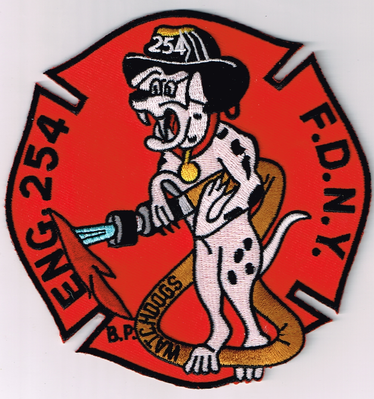 FDNY Engine 254 Patch (New York)
Thanks to Ronnie5411 for this scan.
