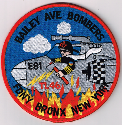 FDNY Engine 81 Ladder 46 Patch (New York)
Thanks to Ronnie5411 for this scan.

