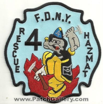 New York City Fire Department FDNY Rescue 4 (New York)
Thanks to Ronnie5411 for this scan.
Keywords: of dept. f.d.n.y. company station hazmat haz-mat popeye