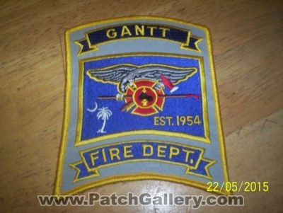 Gantt Fire Department Patch (South Carolina)
Thanks to Ronnie5411 for this picture.
Keywords: dept.