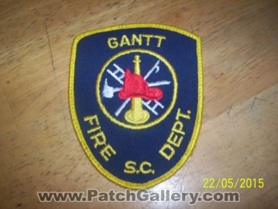 Gantt Fire Department Patch (South Carolina)
Thanks to Ronnie5411 for this picture.
Keywords: dept. s.c.