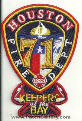 Houston Fire Department Station 71 (Texas)
Thanks to Ronnie5411 for this scan.
Keywords: dept. hfd company keepers of the bay