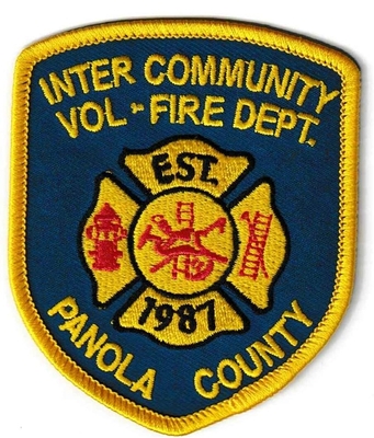Inter Community Volunteer Fire Department Panola County Patch (Texas)
Thanks to Ronnie5411 for this scan.
Keywords: vol. dept. co. est. 1987