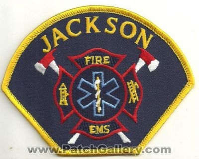 Jackson Fire EMS Department Patch (Minnesota)
Thanks to Ronnie5411 for this scan.
Keywords: dept.