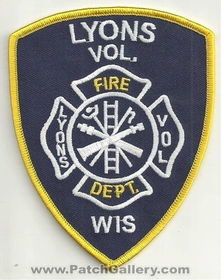 Lyons Fire Department
Thanks to Ronnie5411 for this scan.
