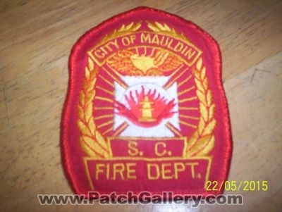Mauldin Fire Department Patch (South Carolina)
Thanks to Ronnie5411 for this picture.
Keywords: city of dept. s.c.