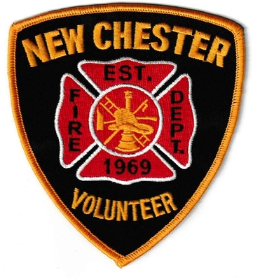 New Chester Fire Department Patch (Wisconsin)
Thanks to Ronnie5411 for this scan.
