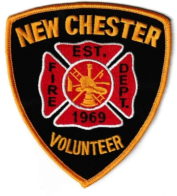 New Chester Fire Department Patch (Wisconsin)
Thanks to Ronnie5411 for this scan.
