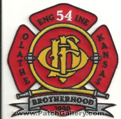 Olathe Fire Department Engine 54 (Kansas)
Thanks to Ronnie5411 for this scan.
Keywords: dept. company co. station brotherhood