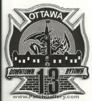 Ottawa Fire Department Station 13 (Canada ON)
Thanks to Ronnie5411 for this scan.
Keywords: dept. company co. station downtown bytown