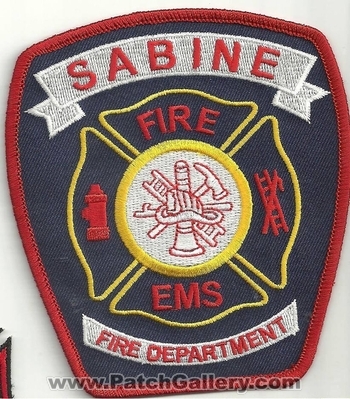 Sabine Fire Department
Thanks to Ronnie5411 for this scan.
