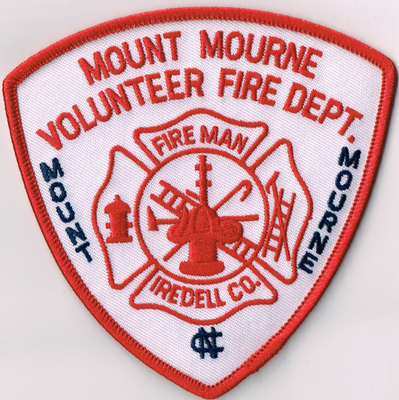Mount Mourne Volunteer Fire Department Fireman Iredell County Patch (North Carolina)
Thanks to Ronnie5411 for this scan.
Keywords: mt. vol. dept. co.