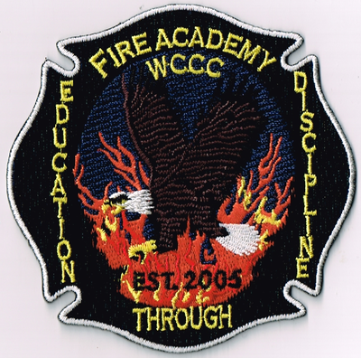 Westmoreland County Community College Fire Academy Patch (Pennsylvania)
Thanks to Ronnie5411 for this scan.
Keywords: wccc co. comm. school education discipline through est. 2005
