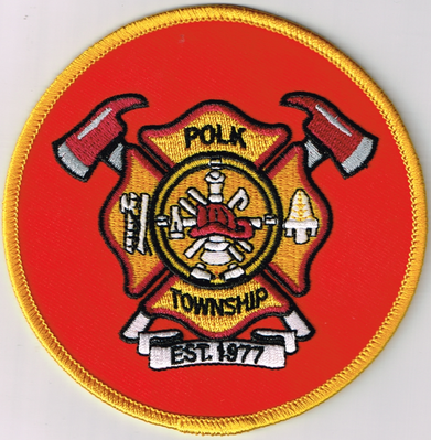 Polk Township Fire Department Patch (Indiana)
Thanks to Ronnie5411 for this scan.
