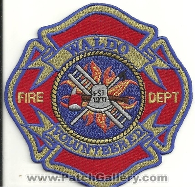 Waldo Volunteer Fire Department Patch (Wisconsin)
Thanks to Ronnie5411 for this scan.
Keywords: vol. dept.