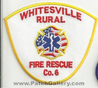 Whitesville Rural Fire Rescue Company 6 Patch (South Carolina)
Thanks to Ronnie5411 for this scan.
Keywords: co.