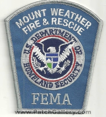 Mount Weather Fire Department
Thanks to Ronnie5411 for this scan.
