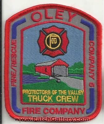 Oley Fire Department
Thanks to Ronnie5411 for this scan.
