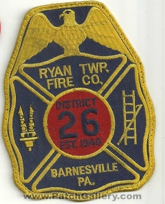 Ryan Township Fire Department
Thanks to Ronnie5411 for this scan.
