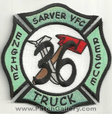 Sarver Fire Department
Thanks to Ronnie5411 for this scan.
