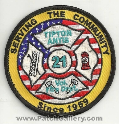 Tipton Antis Fire Department
Thanks to Ronnie5411 for this scan.
