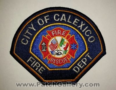 Calexico Fire Department Patch (California)
Thanks to TEgan for this picture.
Keywords: city of rescue dept.