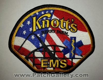 Knotts Berry Farm Emergency Medical Services EMS Patch (California)
Thanks to TEgan for this picture.
Keywords: theme and amusement park