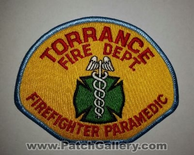Torrance Fire Department Firefighter Paramedic Patch (California)
Thanks to TEgan for this picture.
Keywords: dept.