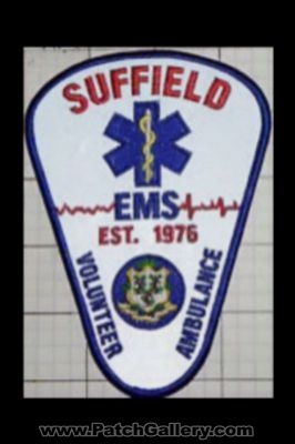 Suffield Volunteer Ambulance Association EMS Patch (Connecticut)
Thanks to Sbh87 for this picture.
Keywords: svaa vol. emergency medical services