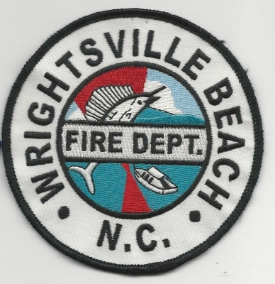 Wrightsville Beach Fire Department Patch (North Carolina)
Thanks to mathewcox for this scan.
Keywords: dept.