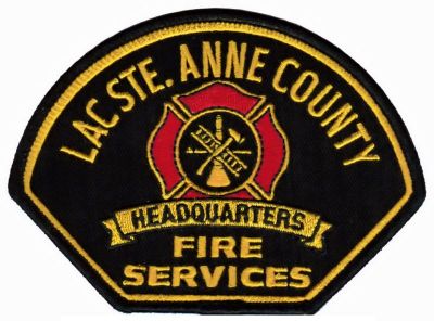 Lac Ste. Anne County Fire Services Headquarters Patch (Canada)
Thanks to CHF182 for this scan.
Keywords: co.