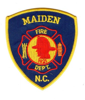 Maiden Fire Department (North Carolina)
Thanks to Headly for this scan.

