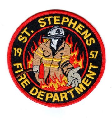 St. Stephens Fire Department (North Carolina)
Thanks to Headly for this scan.
Keywords: St. Stephens Fire saint