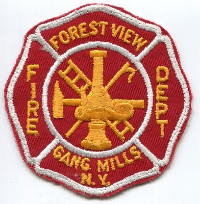 Forest View Gang Mills Fire Department Patch (New York)
Thanks to XChiefNovo for this scan.
Keywords: dept. painted post n.y.