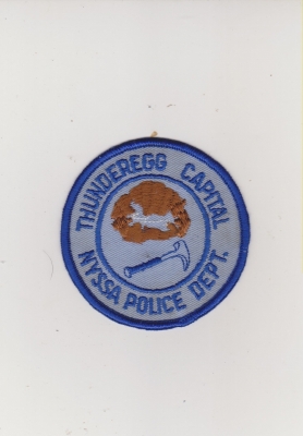 Nyssa Police (Oregon)
Thanks to jvbfromga
Keywords: thunderegg capital