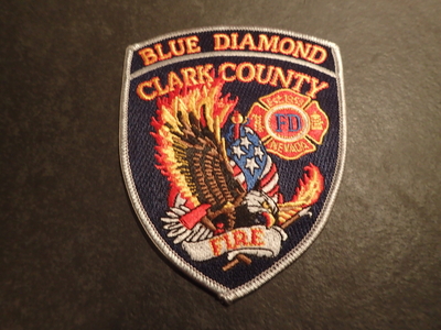 Clark County Fire Department Blue Diamond Patch (Nevada)
Thanks to Jeremiah Herderich for this picture.
Keywords: co. dept. las vegas fd