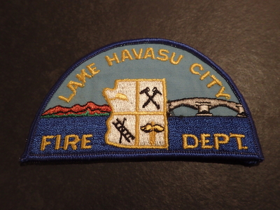 Lake Havasu City Fire Department Patch (Arizona)
Thanks to Jeremiah Herderich for this picture.
Keywords: dept.