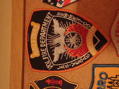 Gallinas Volunteer Fire Department Firefighter Las Vegas Patch (New Mexico)
Thanks to Jeremiah Herderich for this picture.
Keywords: vol. dept.