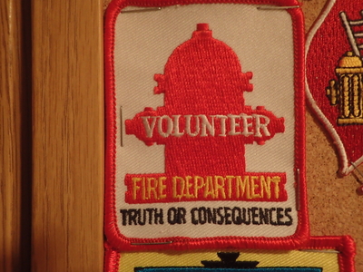 Truth or Consequences Volunteer Fire Department Patch (New Mexico)
Thanks to Jeremiah Herderich for this picture.
Keywords: vol. dept.