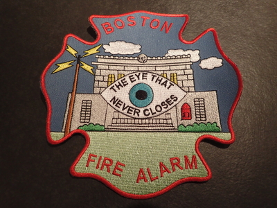 Boston Fire Department Fire Alarm Patch (Massachusetts)
Thanks to Jeremiah Herderich for this picture.
Keywords: dept. 911 dispatcher communications