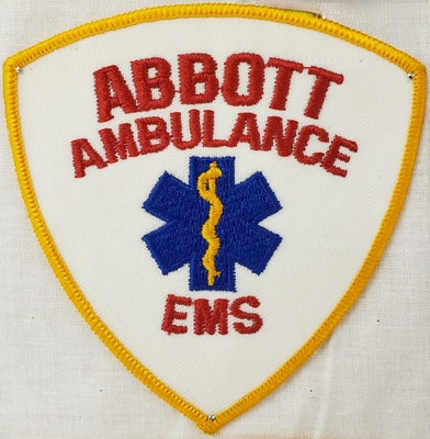 Abbott Ambulance EMS Patch (Missouri)
Thanks to Chulsey
Keywords: Abbott Ambulance EMS Patch (Missouri)