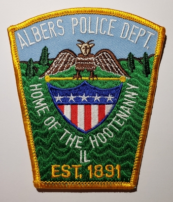 Albers Police Department (Illinois)
Thanks to Chulsey
Keywords: Albers Illinois Police Department