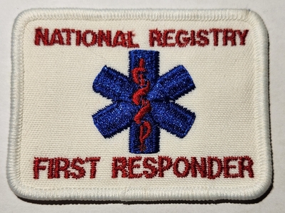 NREMT National Registry First Responder (ca. 1996-2005) (No State Affiliation)
Uploaded by Chulsey
