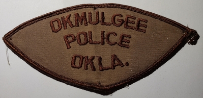 Okmulgee Police Department (Oklahoma)
Thanks to Chulsey
Keywords: Okmulgee Police Department (Oklahoma)